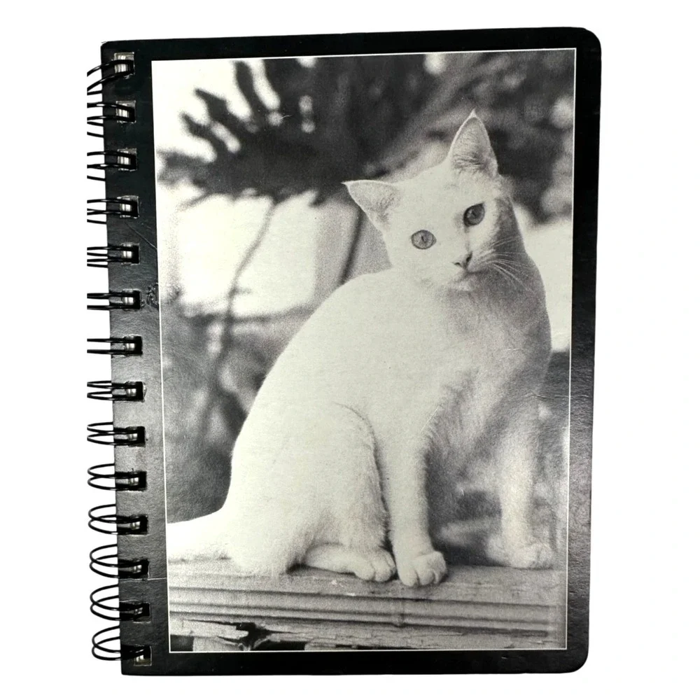 Lot of 7 Cat Themed Note Pad, Note Books , Note Cards, Framed Little Picture